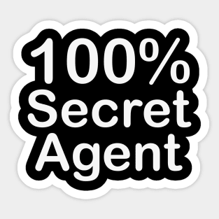 Secret Agent, wife birthday gifts from husband delivered tomorrow. Sticker